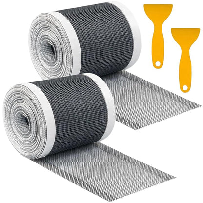 Hair Strainer Shower 10 cm x 10 m Drain Hair Catcher Shower Drain Dense Mesh Drain Strainer with Practical Plastic Spatula Universal Household Aid