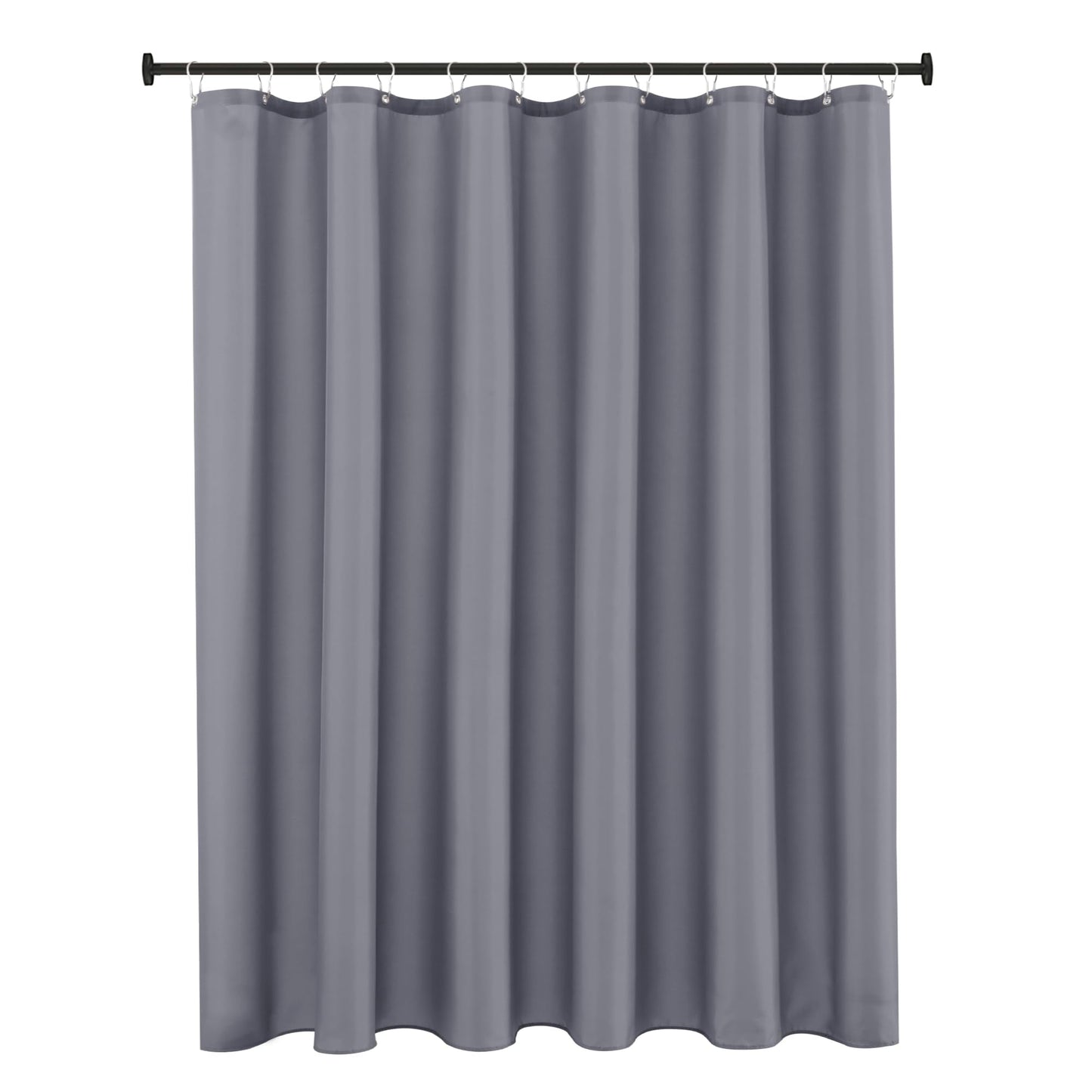 Biscaynebay Extra Long Fabric Shower Curtain Liner 72 Inch Width by 84 Inch Length