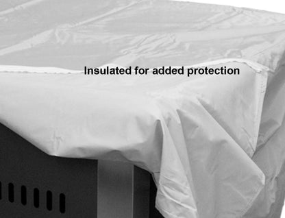 Hiland HVD-TGTCV-S Heavy Duty Waterproof Triangle Glass Tube Heater Cover-94-Silver, 94"