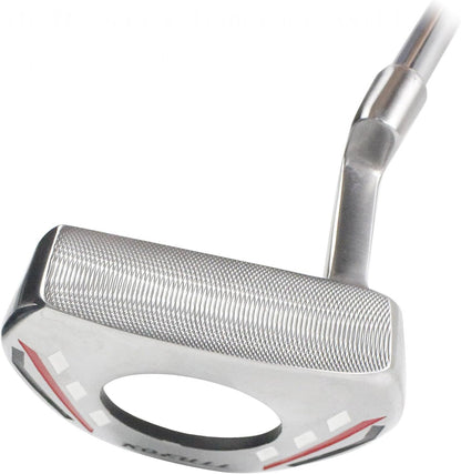 KOFULL Oversized Golf Putter For Men Women with Picking Balls Function Right Handed Golf Mallet Putter Golf Blade Putter Insert Putter Golf Club?