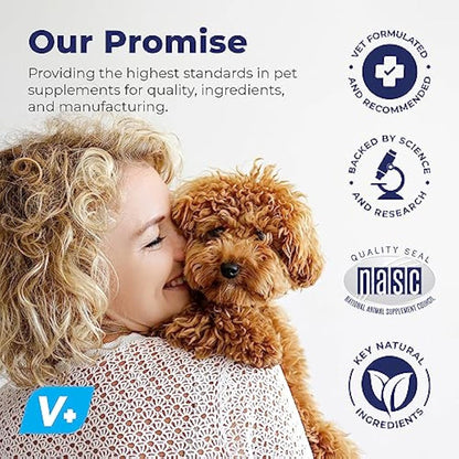 Glandex Dog & Cat Anal Gland Sac Fiber Supplement Powder With Pumpkin, Digestive Enzymes & Probiotics – Vet Recommended Healthy Bowels & Digestion - Boot The Scoot by Vetnique Labs (114g)