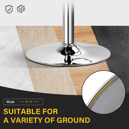 WKWKER Adjustable Vanity Stool for Makeup Room Swivel Makeup Stool Small Round Ottoman for Living Room Makeup Chair for Bedroom SPA Salon Studio