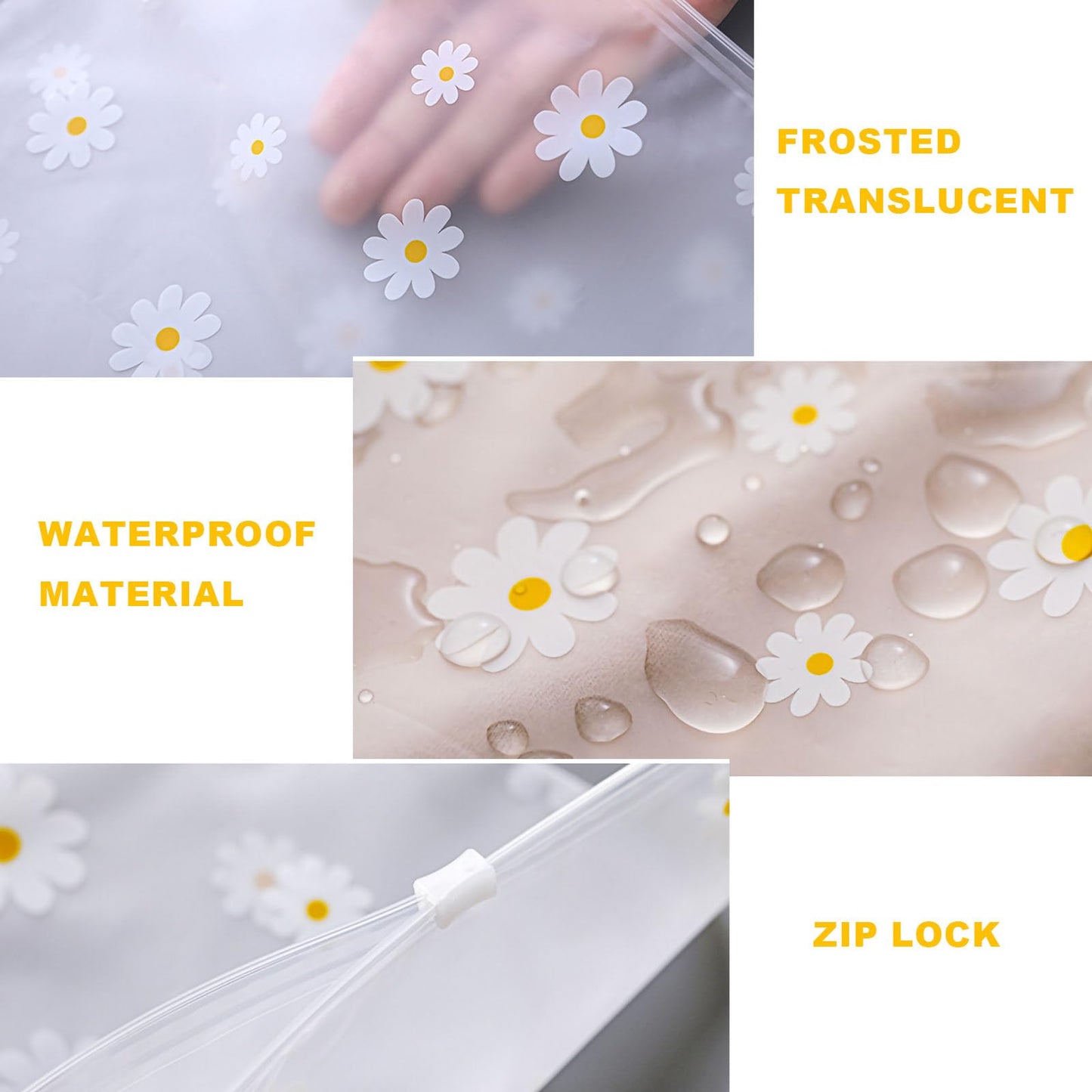KEYRI 20 Pcs Reusable Frosted Zip-Lock Seal Clothes Travel Storage Hospital Shoes Waterproof Luggage Organizer For Clothes Shoes Cosmetics Travel
