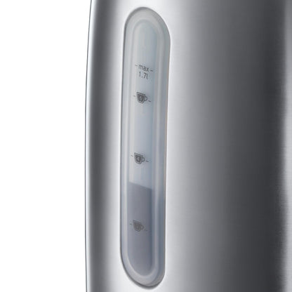 Russell Hobbs Electric Kettle (For Hot Water, Tea or Coffee, 1.7L, Brushed stainless steel, Quiet boil & digital temperature technology, Perfect pour)