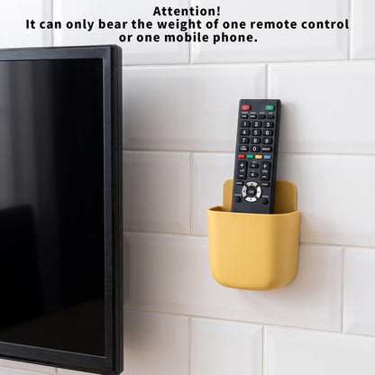 XKQYX 4 Pcs Remote Control Holder Wall Mounted Remote Control Storage Box