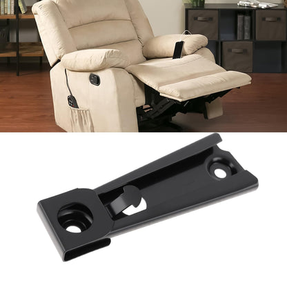 Briny River 4Pcs Recliner Back Clip Bracket KD Clip Bracket for Outdoor or Indoor Lounge Chairs 12.7x4.5x3.2cm Black