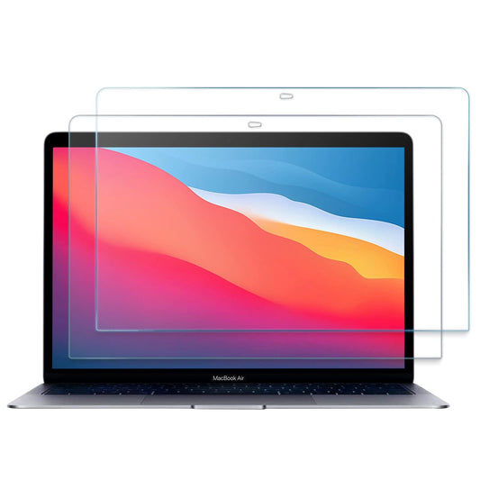 ProCase 2 Pack Tempered Glass Screen Protector for 13 Inch MacBook Air M1 Chip/MacBook Pro 13 M1 M2 Chip, 9H Screen Film Guard for Mac Air 13