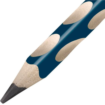 STABILO EASYgraph - Ergonomic Graphite Pencil - 8 x Left-Handed and 40 x Right-Handed - Classpack of 48 - Assorted Colours - Degree HB