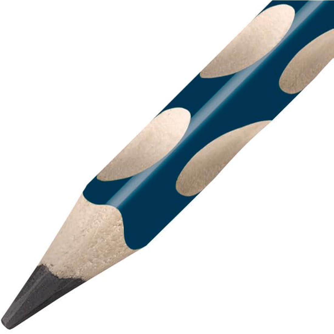 STABILO EASYgraph - Ergonomic Graphite Pencil - 8 x Left-Handed and 40 x Right-Handed - Classpack of 48 - Petrol - Degree HB