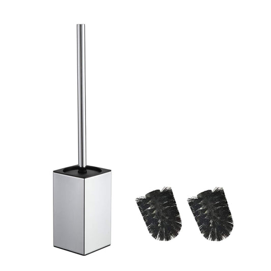 BGL Stainless Steel Square Stand Toilet Brush Holder (Chrome)