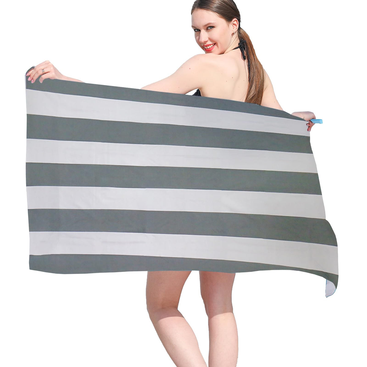 Vorvowry Microfibre Beach Towels for Adults Women Men Extra Large Lightweight Quick Dry Sand Free Travel Towel Double Sided Printing for Swim Sports