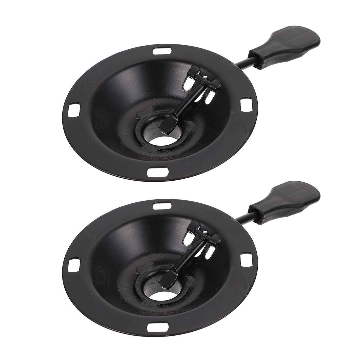 NUOBESTY Chair Chassis Round Tray 9.84 in Swivel Chair Bracket Metal Base Plate Replacement Accessories for Office Seating and Home Use