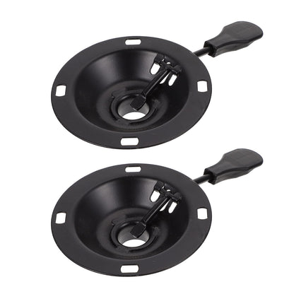 NUOBESTY Chair Chassis Round Tray 9.84 in Swivel Chair Bracket Metal Base Plate Replacement Accessories for Office Seating and Home Use