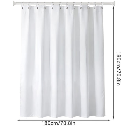 FAIRYGATE White Shower Curtain, 180 x 180 cm