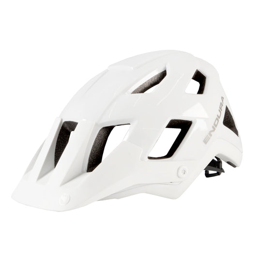 Endura Men's Hummvee Plus MIPS? Helmet | Cycling Protection | Adjustable Fit, White, M-L