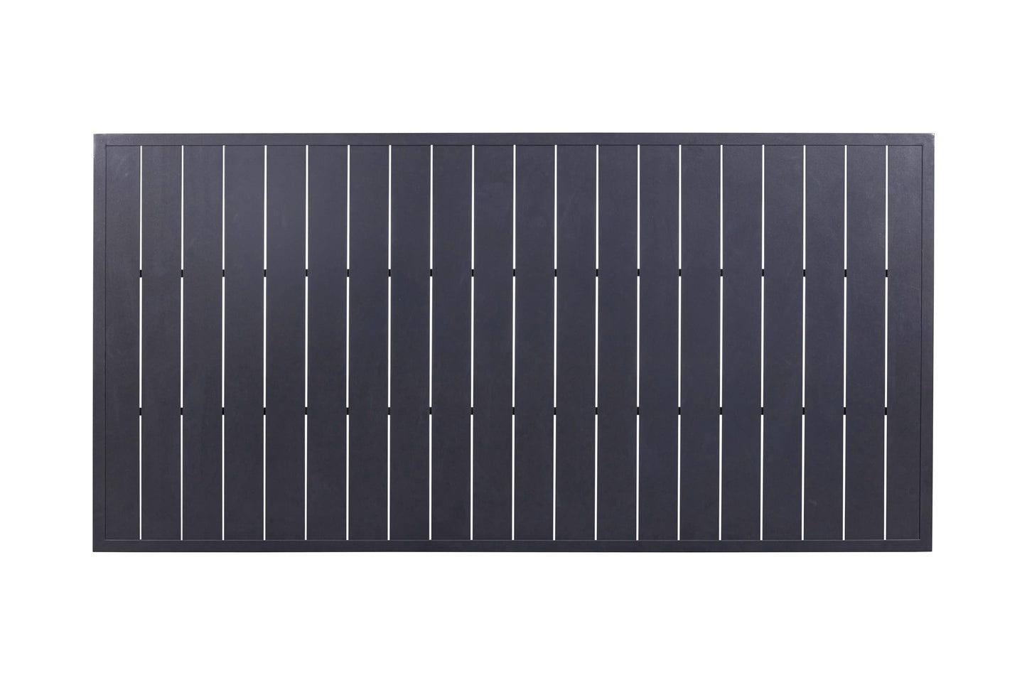 Out & Out Original Havana 200cm Modern Aluminum Slatted Outdoor Patio Garden Dining Table - Graphite
