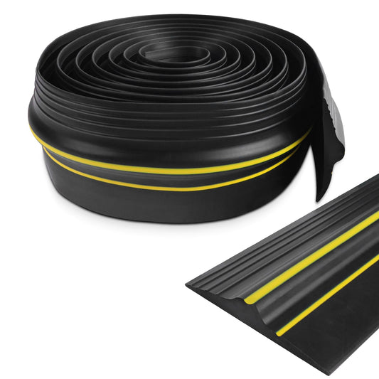 Garage Door Seal Universal Draught Excluder Strip Rubber Threshold Strip Weatherproof Bottom Threshold Seal Perfect for Insulation & Keeping Garage