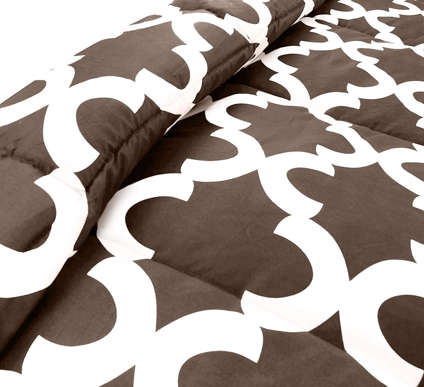 ComfyWell Super King Duvet - Printed Comforter Bedspreads, Coverlets & Sets, 2 Pillowcases Warm and Anti Allergy All Season Coverless Duvet, Throws