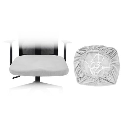 sourcing map Office Chair Cover, Stretchable Soft Rotating Chair Slipcover Washable Desk Computer Seat Cover Protector for Office Home, L(45-48cm)