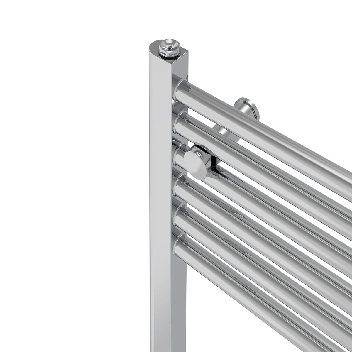 NRG Chrome Heated Towel Rail Straight Designer Radiator, 1800×500mm