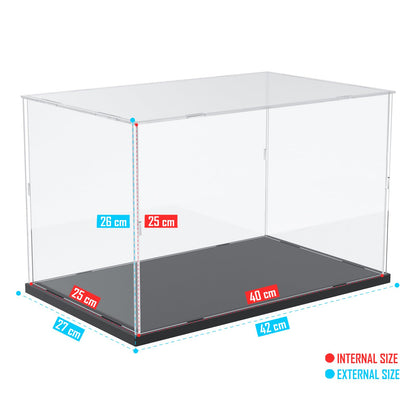 Nynelly Acrylic Display Case for Lego Tranquil Garden 10315 for Lego Ducati 42107 Vespa 10298 Models Figures