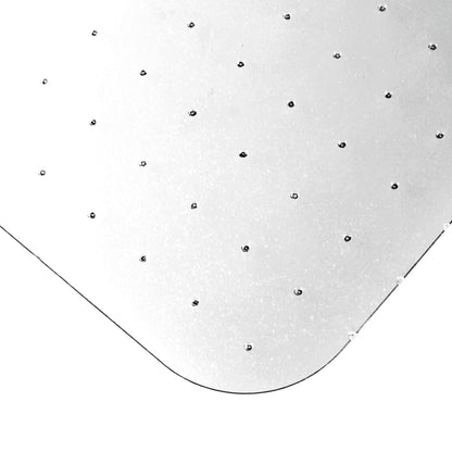 Marvelux 120 x 130cm (47" x 51") Large Durable Eco Friendly Office Chair Mat for Low and Standard Pile Carpets, Rectangular Clear Enhanced Polymer