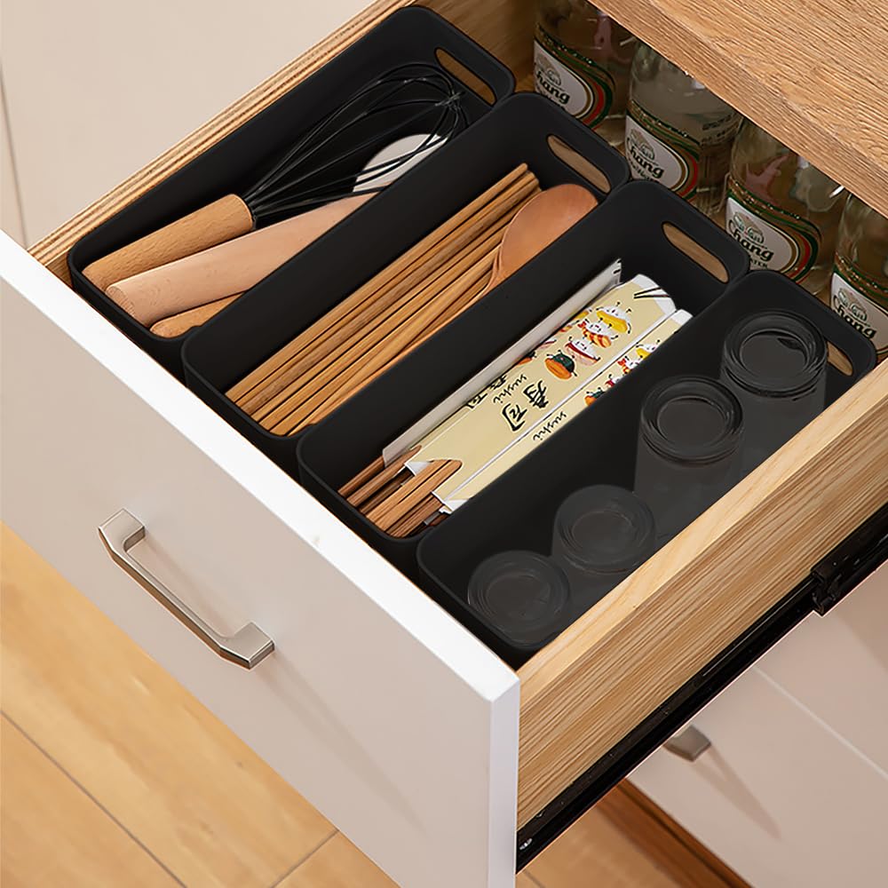 FYting Storage Baskets,4 Pcs Bathroom Baskets small,Kitchen Storage Boxes