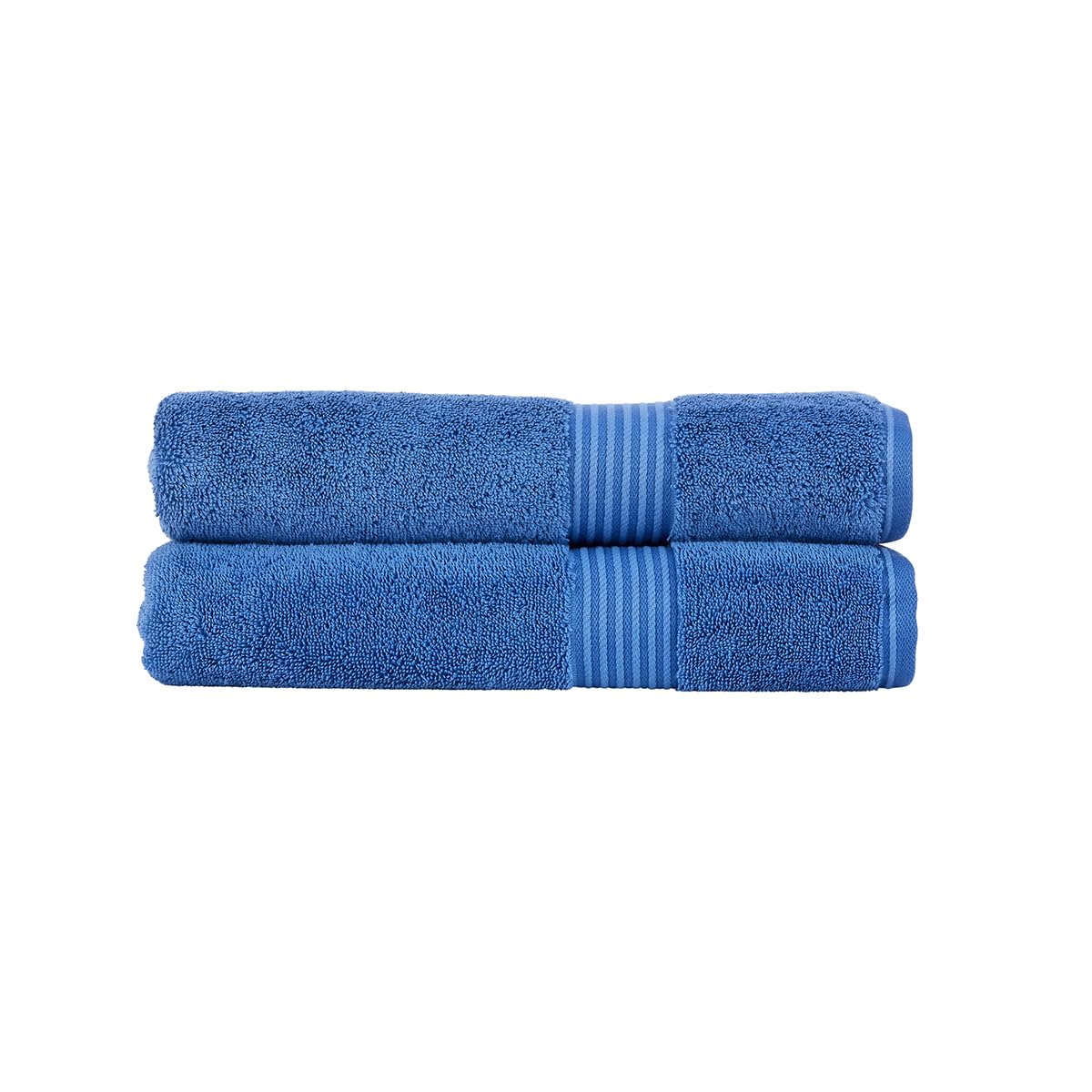 Christy Supreme Hygro 2 Bath Towels Set | Deep Sea Blue | 100% Luxury Supima Cotton | Ultra Soft | Super Absorbent | 650GSM | Plush and Long Lasting