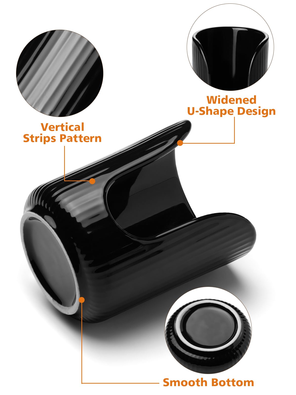 Bathroom Cup Dispenser, 3oz-4oz Ceramic Paper Cup Holder, Small Countertop Mouthwash Dixie Cups Accessories, for Vanity Countertops, Bathroom