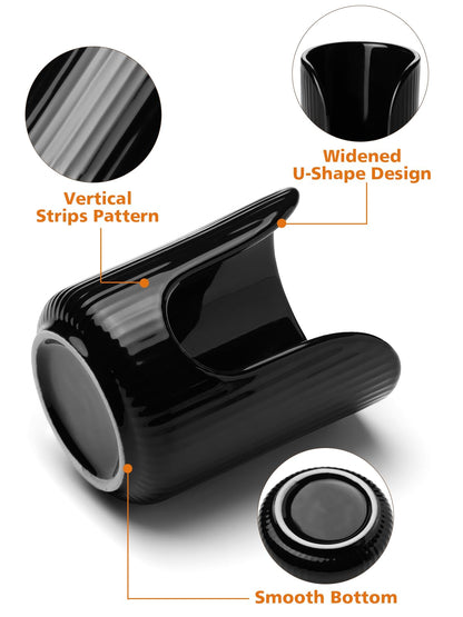 Bathroom Cup Dispenser, 3oz-4oz Ceramic Paper Cup Holder, Small Countertop Mouthwash Dixie Cups Accessories, for Vanity Countertops, Bathroom