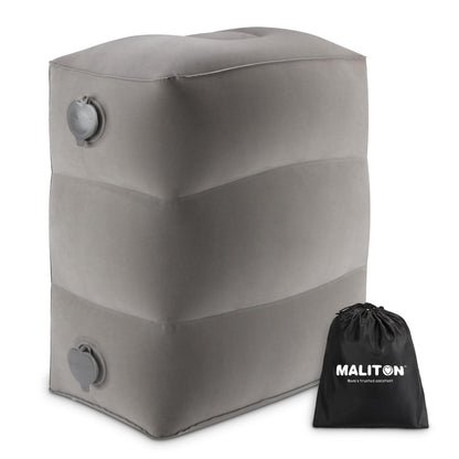 Maliton Airplane Footrest, Inflatable Foot Rest for Kids, Adjustable Height