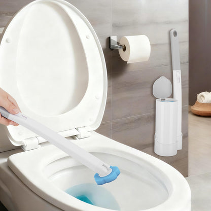 Zuimei 32Pcs Disposable Toilet Brush Cleaning System Toilet Cleaner Brush