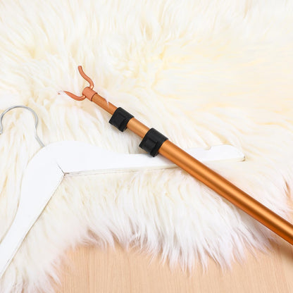 Angoily Telescopic Clothing Pole Clothes Drying Pole Household Clothes Rod Extendable Hanging for Indoor Laundry Use Adjustable Retractable Design