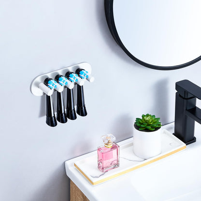 YAYINLI Toothbrush Holder, Electric Toothbrush Holder Wall Mounted, Anti-Rust Metal Toothbrush Head Holders for Bathroom