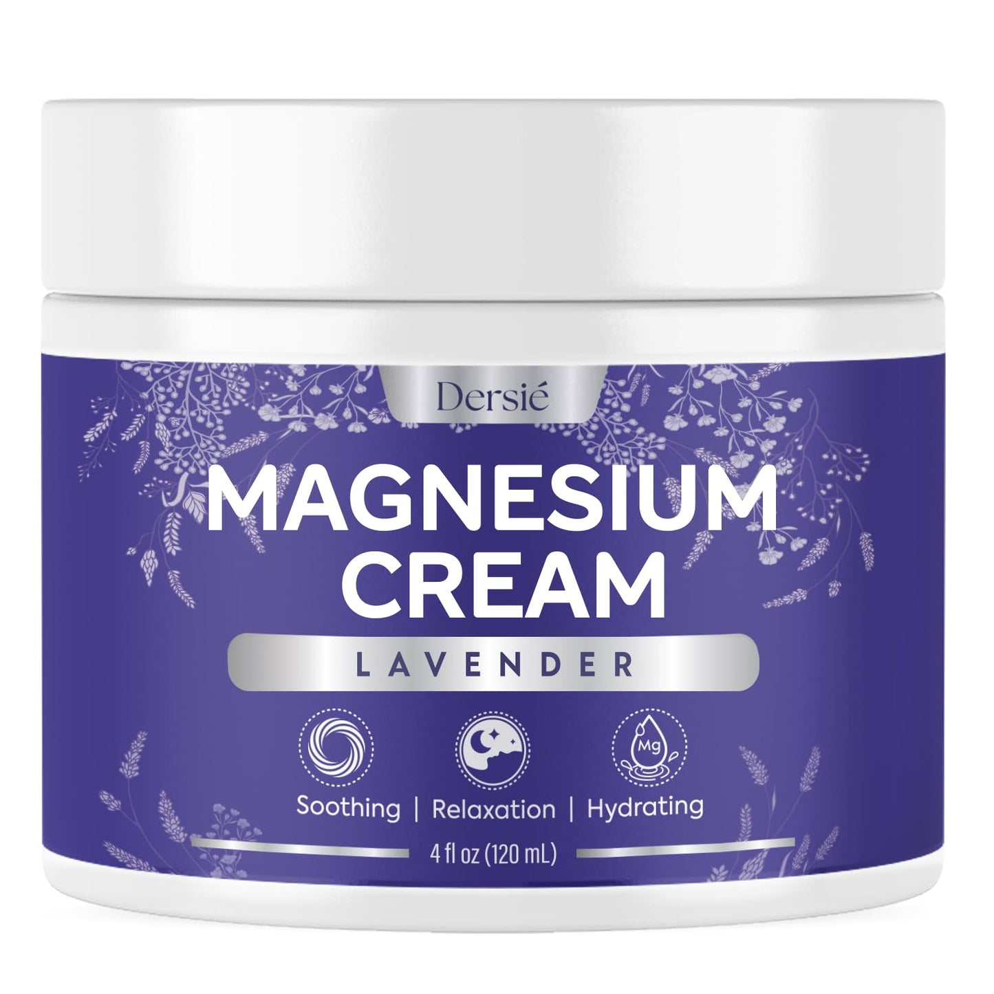 Magnesium Cream for Sleep and Leg Cramps: Soothing Lavender Magnesium Cream for Muscle Relief & Restless Nights - Eases Cramps & Pain for Relaxation