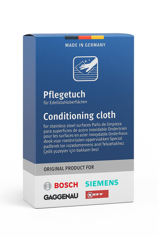 DL-pro Stainless Steel Cleaning Cloths Pack of 5 for Bosch Siemens 311944 00311944 Food Safe Protection for Cold Warm Stainless Steel Surfaces on