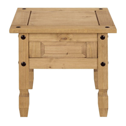 Corona Lamp Table Mexican Solid Pine Waxed