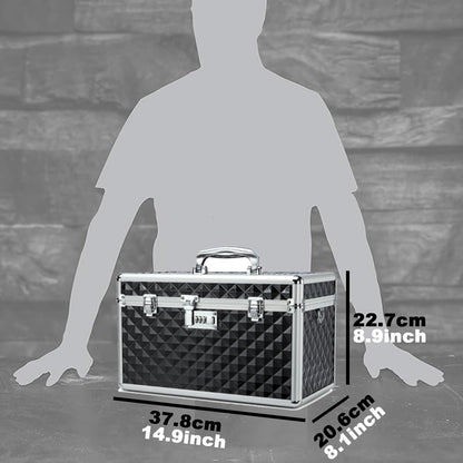 HEWEI WORKS Storage Box with Combination Lock - Multipurpose Medicine and First Aid Container for Home and Outdoor Use