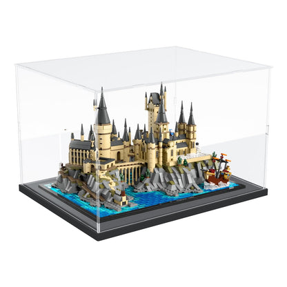 Nynelly Acrylic Display Case for Lego Hogwarts Castle 76419 for Lego Himeji Castle 21060 Models Figures