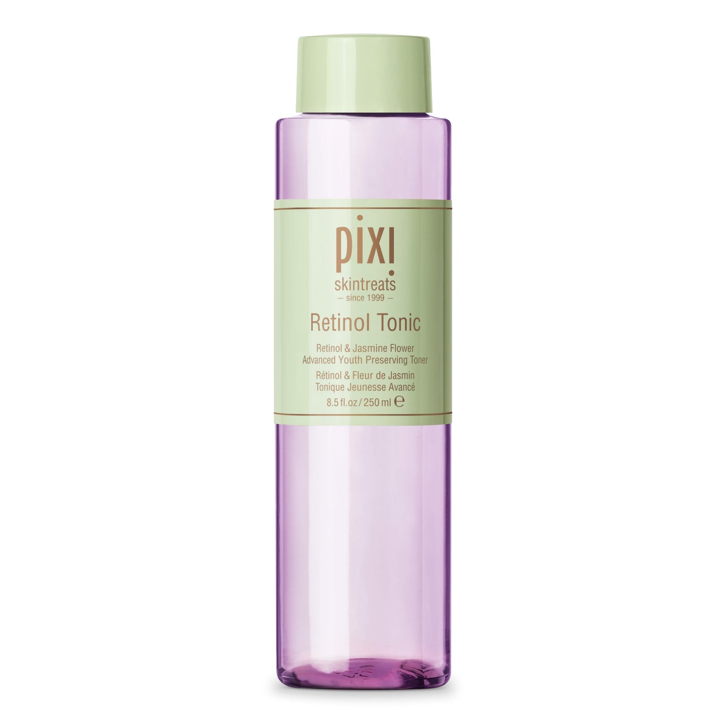 Pixi Retinol Tonic, Smoothing & Firming Facial Toner, Enhanced with Peptides to Boost Collagen Production, Alcohol-Free Daily Rejuvenating Toner, 250