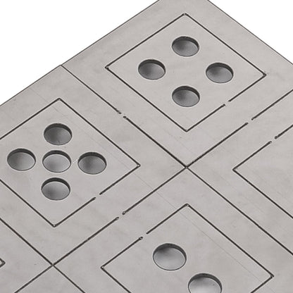 VOANZO Stainless Steel Welding Mold Welding Plate Practice Beginner Welding Practice Novice Practice Welding Sheet Dice Welding Kit Low Carbon Steel