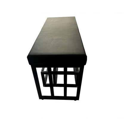 nonotse shoe bench with seating area,shoe rack bench, shoe rack with seating area metal black,shoe rack hallway bench with storage space for living