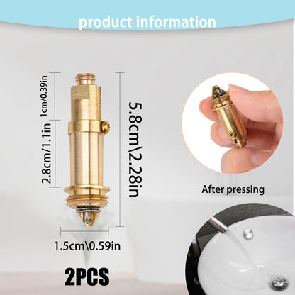 JINXIAN 2pcs Pop Up Basin Plug Replacement Plug Bolt Assembly