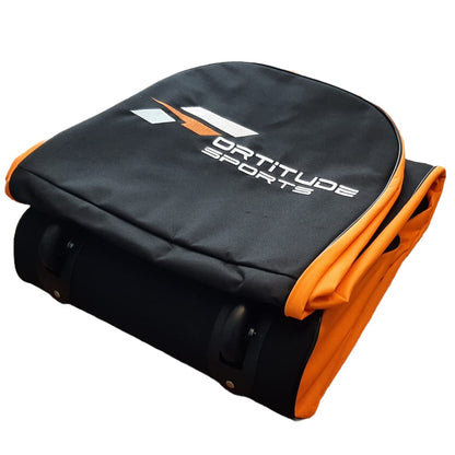 Fortitude Sports Golf Travel Bag, Golf Travel Case With Wheels, Thick Nylon Wheeled Waterproof Durable Protective Golf Flight Bag Cover 133cm x 37cm x