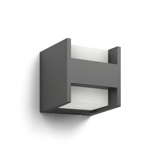 Philips myGarden Arbour LED Outdoor Up and Down Wall Light [Anthracite] 2 x 4.5 W LED Light. For Garden and Patio Lighting