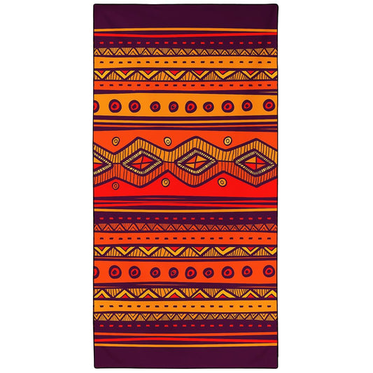 YISUMEI Vintage Ethnic Boho Aesthetic Beach Towels for Adults Extra Large 180x90cm, Microfibre Quick Dry Towel for Travel Swimming Camping Sports