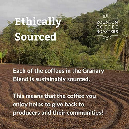 Rounton Coffee Roasters | 1kg Coffee Beans Granary Blend | 100% Arabica Medium Roast Beans | Freshly Roasted Speciality Coffee Bags | Roasted in Yorkshire