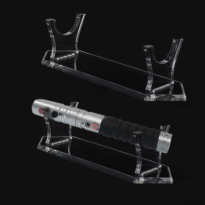 WANLIAN Lightsaber Stand Acrylic Desktop Display Stand for Lightsaber Hilt Decorative Sword (Transparent)