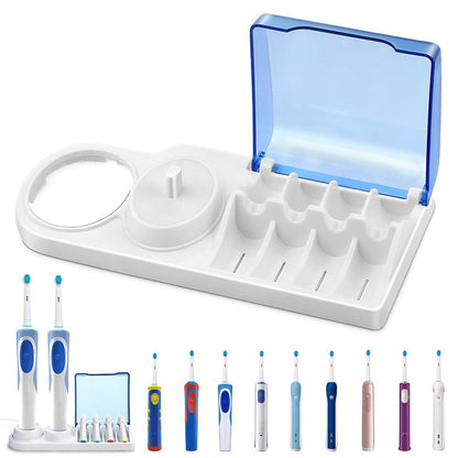 Electric Toothbrush Holder Stand with Stand Slot & Head Holder for Oral B D