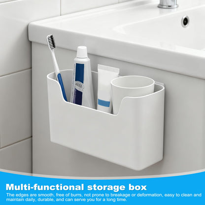 Kitchen Cabinet Door Storage Box, 2Pcs Wall Mounted Storage Box, Cupboard Door Storage for Kitchen Cabinet Bathroom Fridge Small Items Organiser